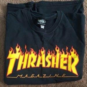 Navy Blue Thrasher Shirt